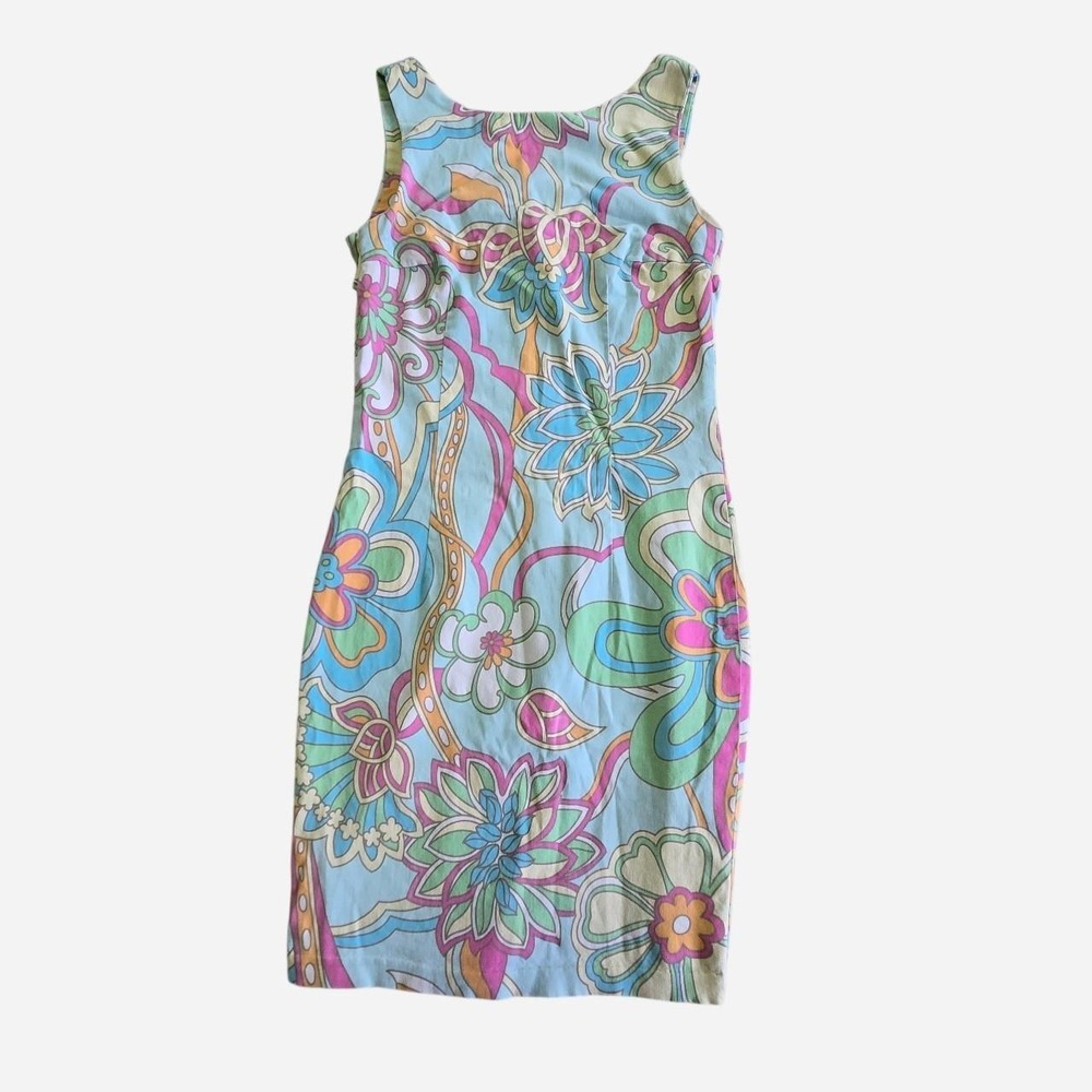 Funky pastel print body con midi dress. United Colors of Benetton. - Picture 2 of 8
